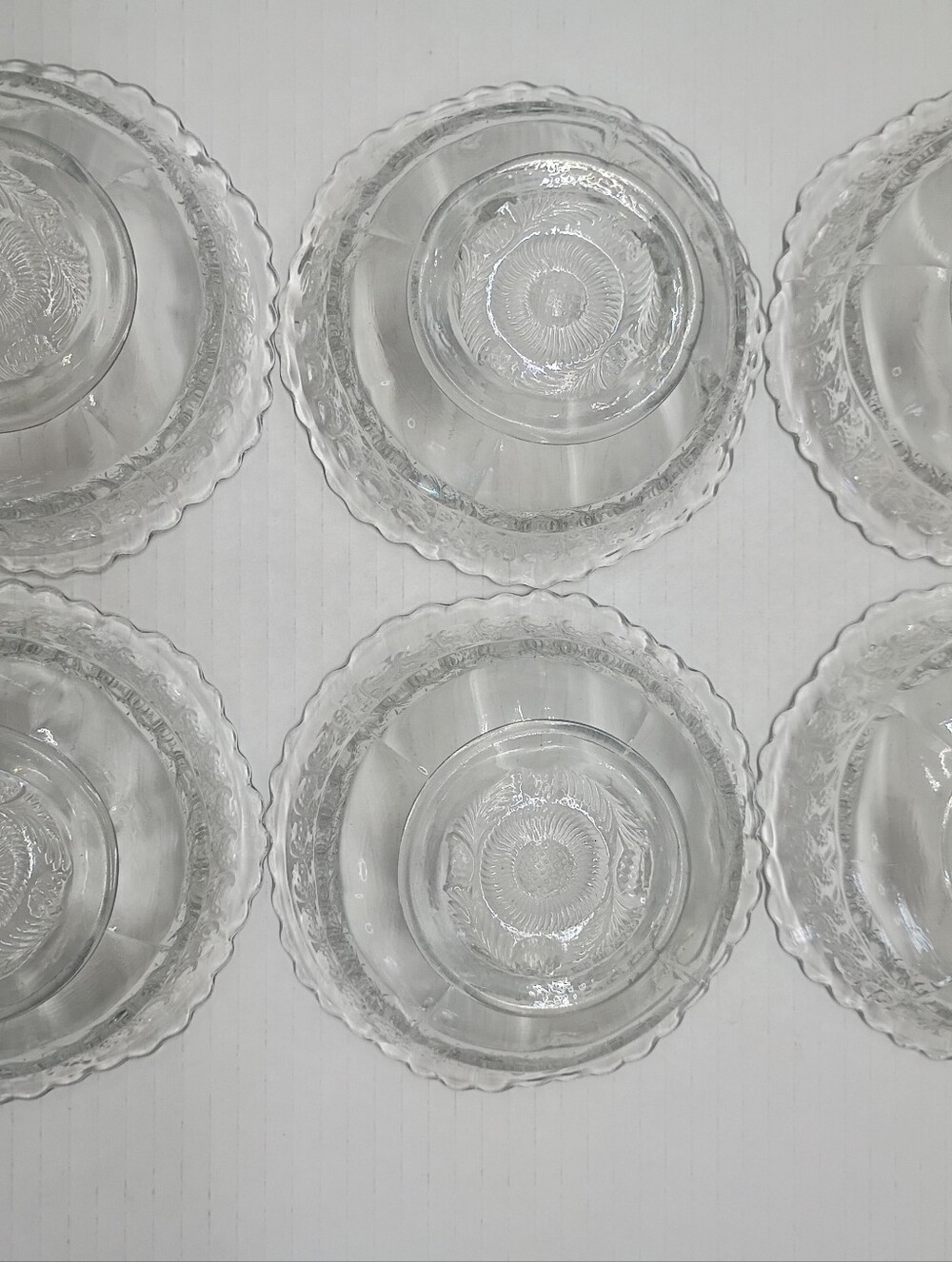 Vintage Anchor Hocking Dish Deviled Egg Serving Glass Plate 9.50"
